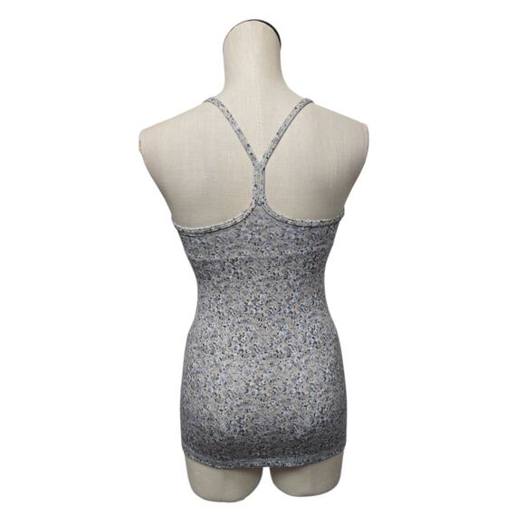 Lululemon Athletic Tank Top Womens Size 4 Racerback Bra Gray Spaghetti Strap‎ - Picture 2 of 8